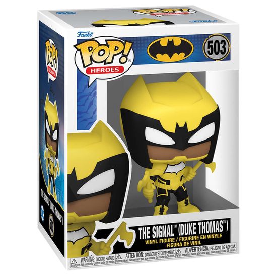 Фигурка Funko POP! Heroes Batman The Joker War Zone The Signal (Duke Thomas) (503) 76072 / Фигурка Фанко ПОП! по мотивам вселенной "DC", Дюк Томас