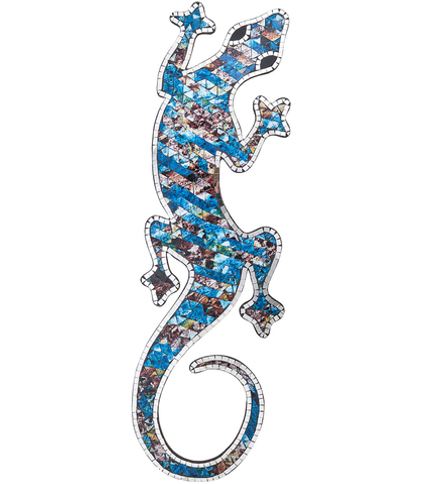 Decor and Gift 38-009-04 Панно «Геккон» бол. (мозаика, о.Бали)