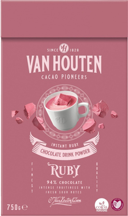 Какао-напиток растворимый Van Houten Ruby Choc /250гр/ (Пакет 750гр)