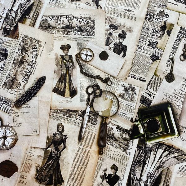 ДАМА ВИНТАЖ 100% хлопок, Handmade Fabrics, отрез 80 см 6