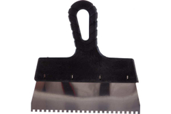 Фасадный зубчатый шпатель 200 мм Зубр МАСТЕР 10078-20-04