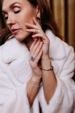 Теннисный браслет с фианитами