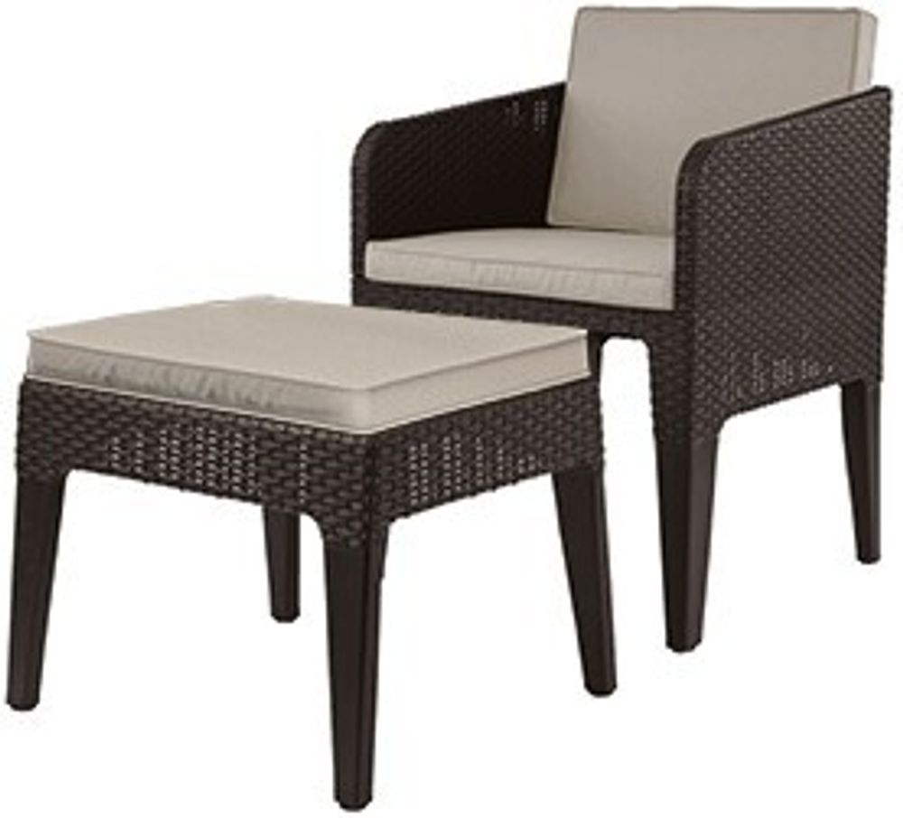 Комплект мебели Колумбия мини (Columbia mini balcony set) коричневый