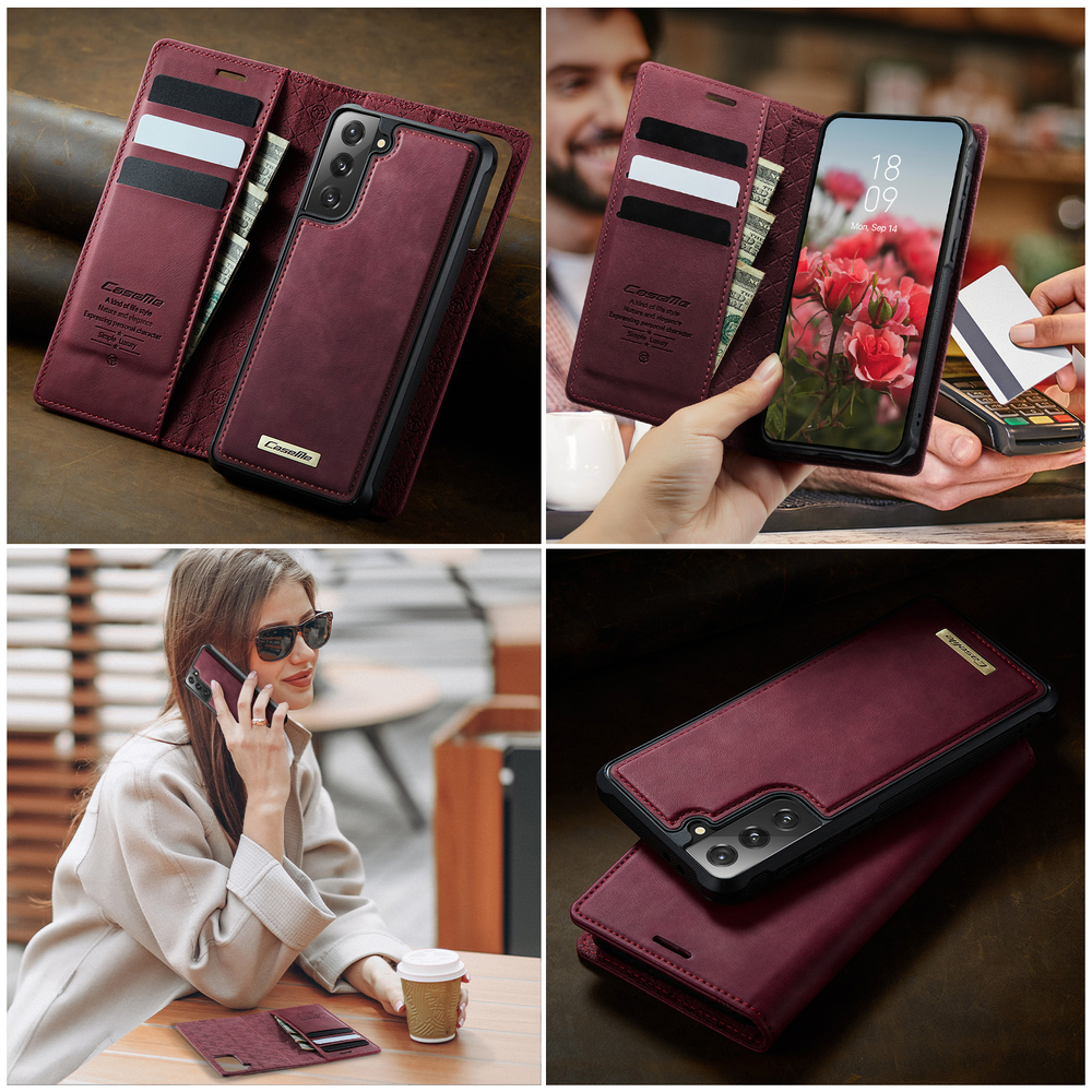 Чехол-кошелек CaseMe 2 in 1 MagSafe Samsung Galaxy S21 FE