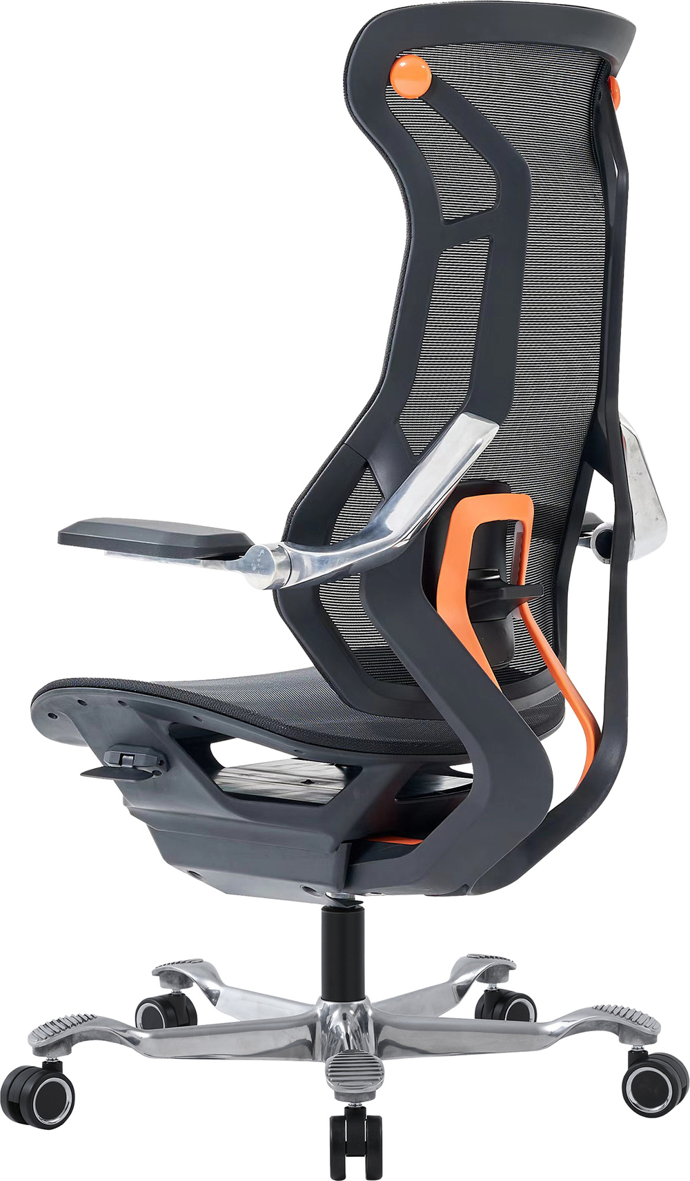 Кресло руководителя Everprof Atom G PU Grey, Экокожа, Серый