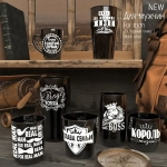 Стакан 280мл Черный оникс «Для мужчин (10 видов) без упаковки