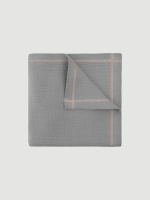 Плед-пелёнка Mjölk Storm Grey из муслинового хлопка