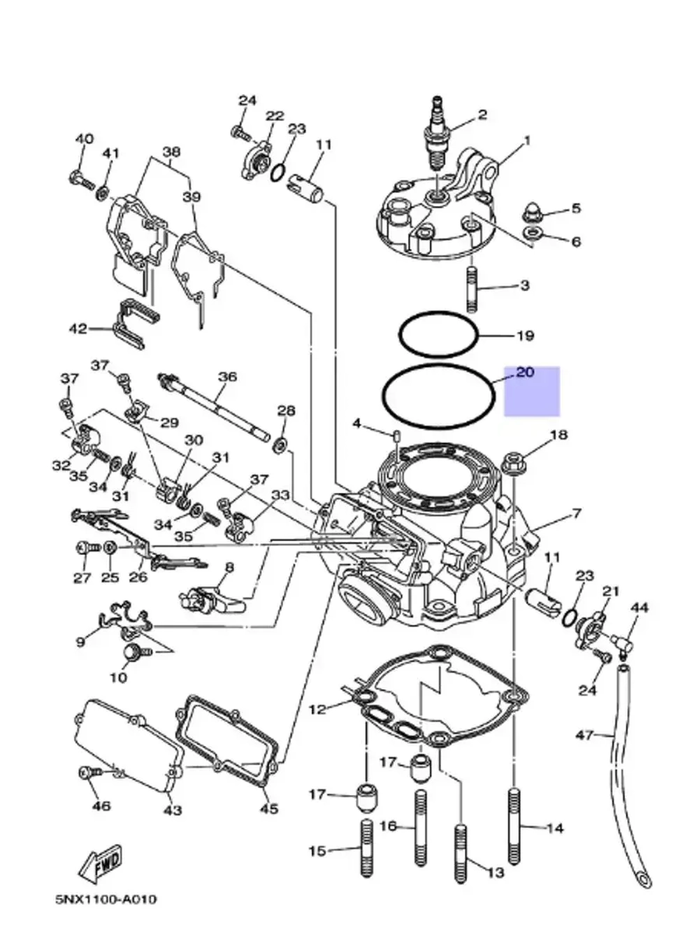 Кольцо уплотнительное 932110270300