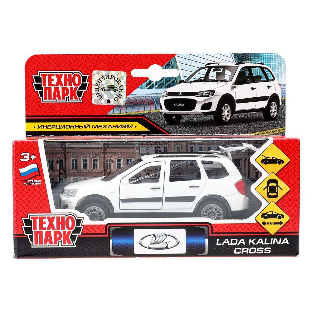 Модель ин. мет. "Lada Kalina Cross" 12см. белый, коробка SB-16-46-N(WT)-WB (Технопарк)