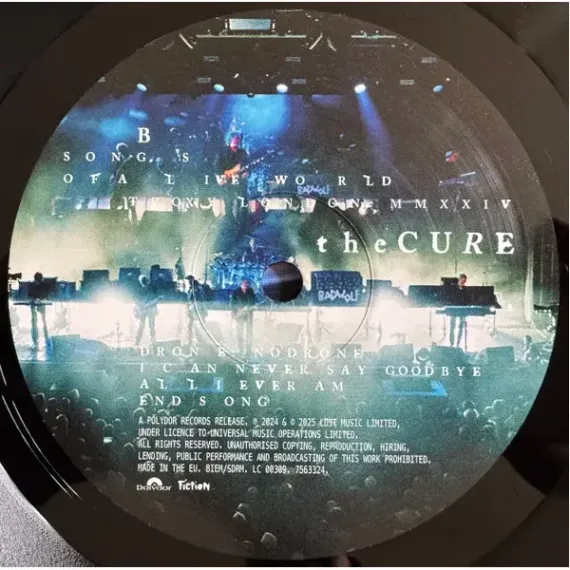 The Cure - Songs Of A Live World: Troxy London MMXXIV - LP