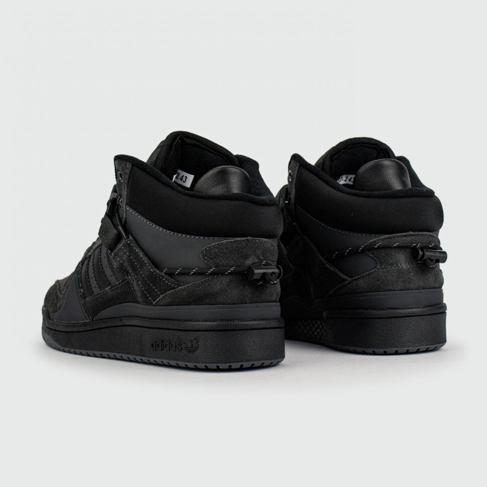 кроссовки Adidas Forum Mid x Bad Bunny Dark Grey Winter