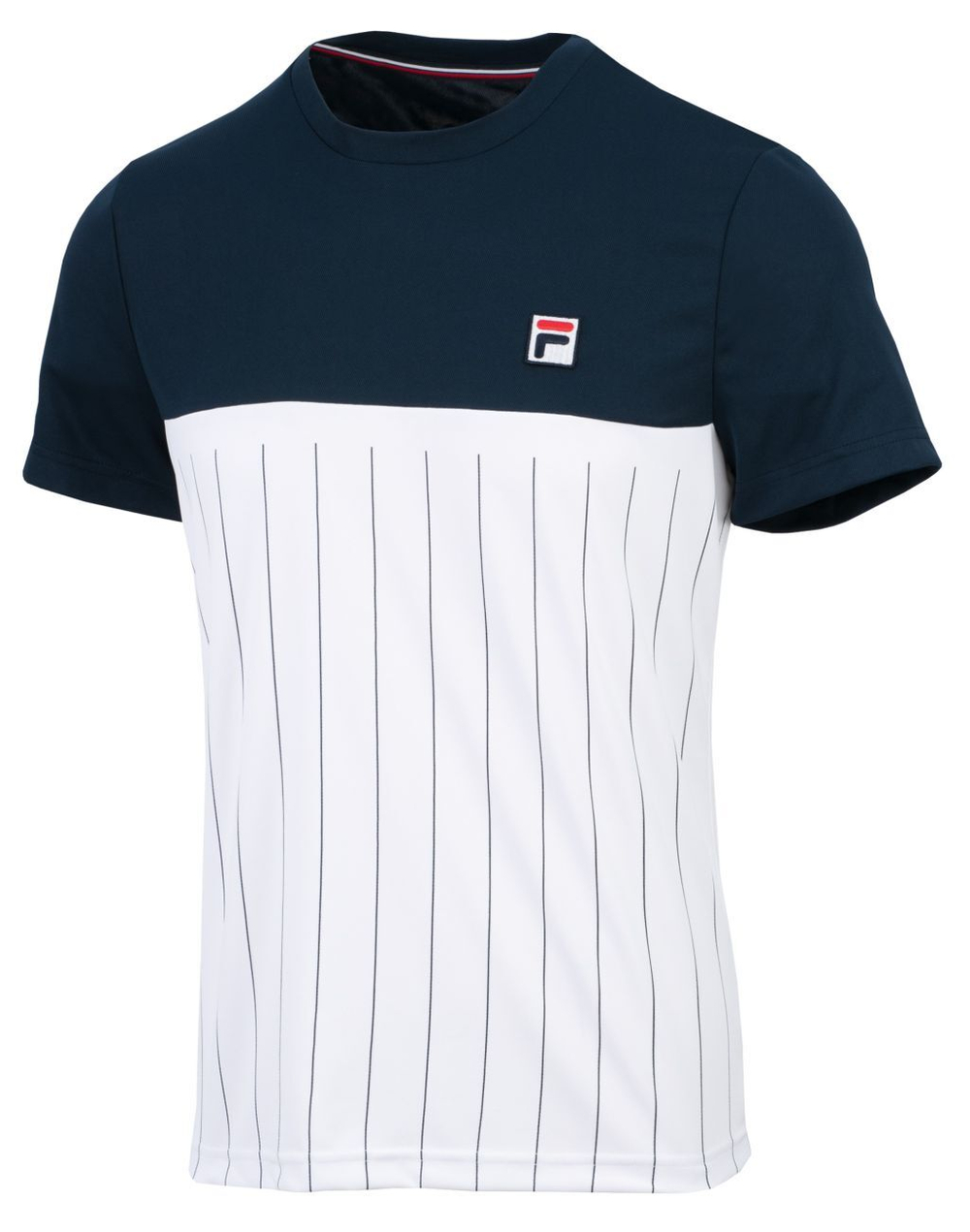 Футболка мужская теннисная Fila T-Shirt Mika - peacoat blue/white