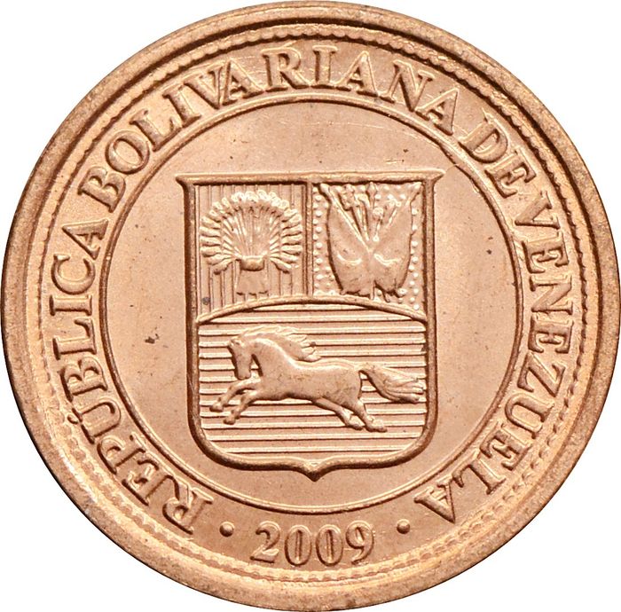 1 сентимо 2009 Венесуэла UNC