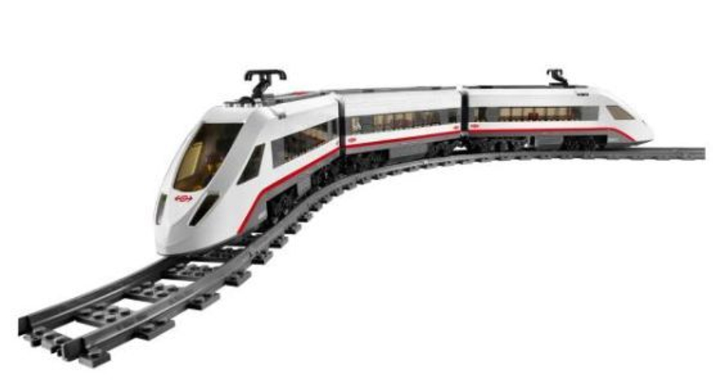 Конструктор 40015 "Скоростной пассажирский поезд", 659 деталей