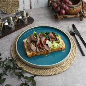 Тарелка с бортом Blue Taiga 26*1,8 см, P.L. Proff Cuisine