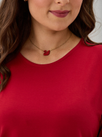 Лонгслив ЛНкл-081/ягодный