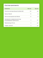 Матовый натяжной потолок 2.9 м2