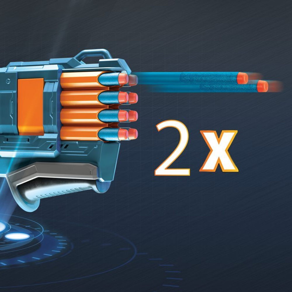Nerf Elite 2.0 - Пусковая установка Warden DB-8 E9959