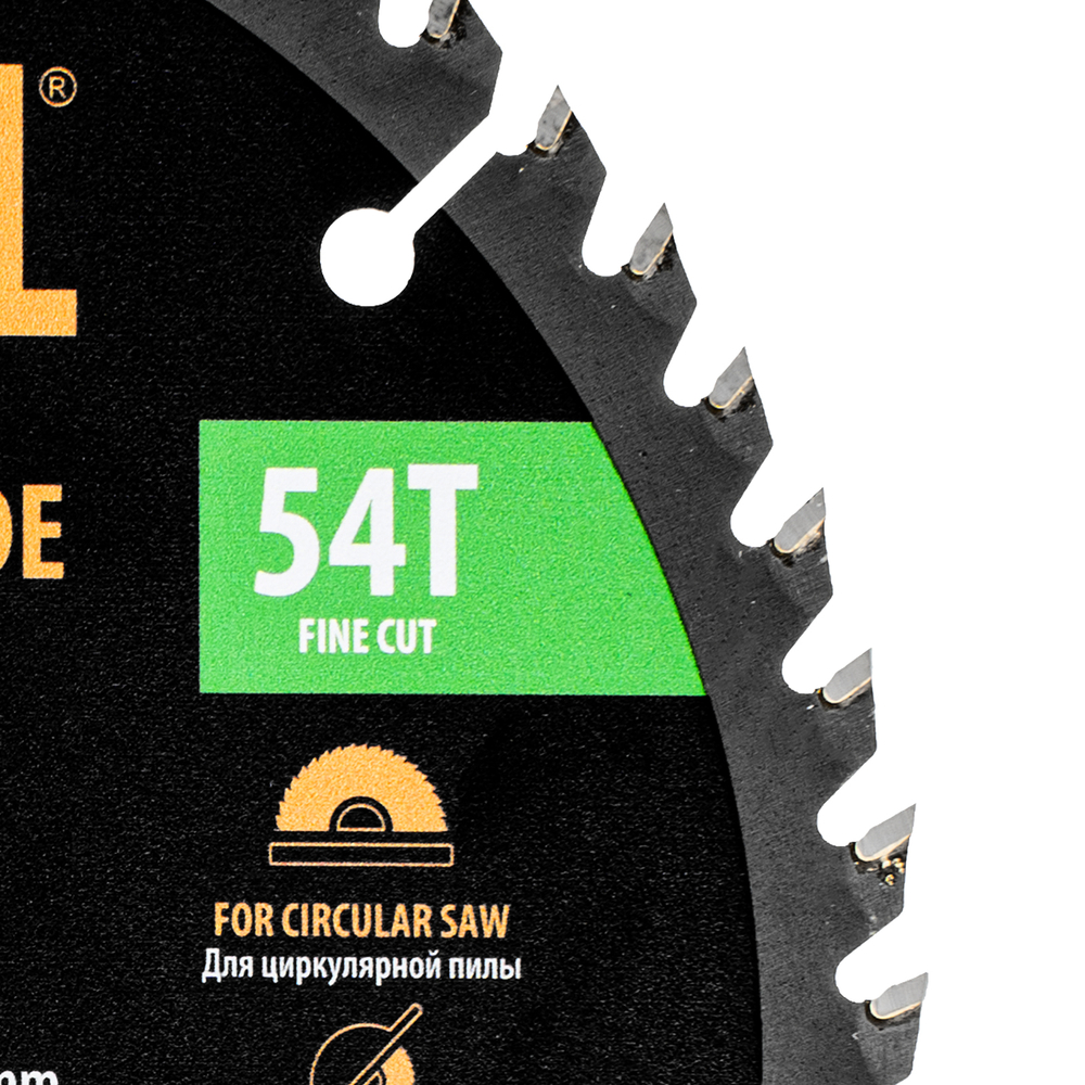 Пильный диск по дереву ф180 х 20 мм, 54зубьев Denzel