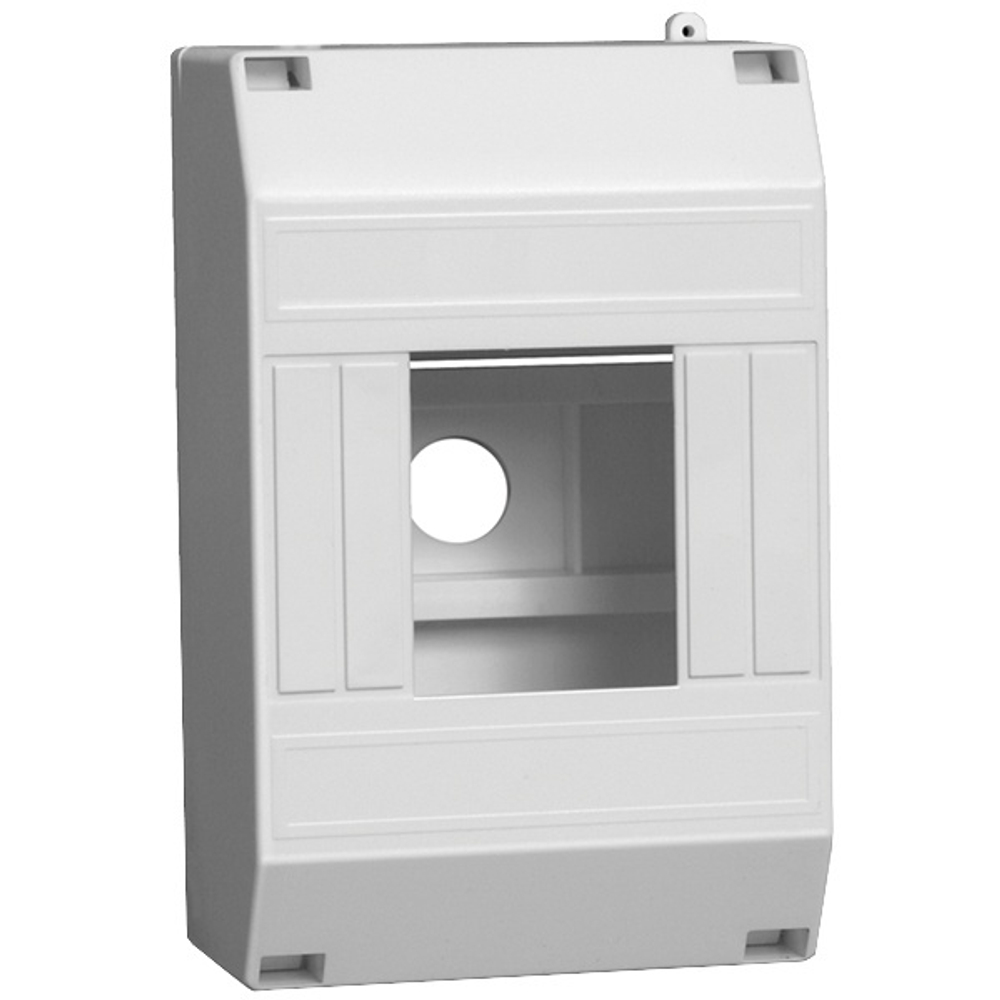 Бокс КМПн 1/4 на 4 модуля накладной пластиковый без дверки ИЭК