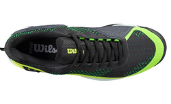 Мужские кроссовки теннисные Wilson Rush Pro Extra Duty - black/safety yellow/green