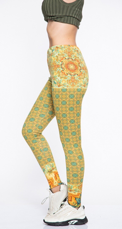 Комплект (худи и леггинсы) "Четыре стихии", по мотивам фламандских гобеленов 17 века "Времена года, четыре стихии"