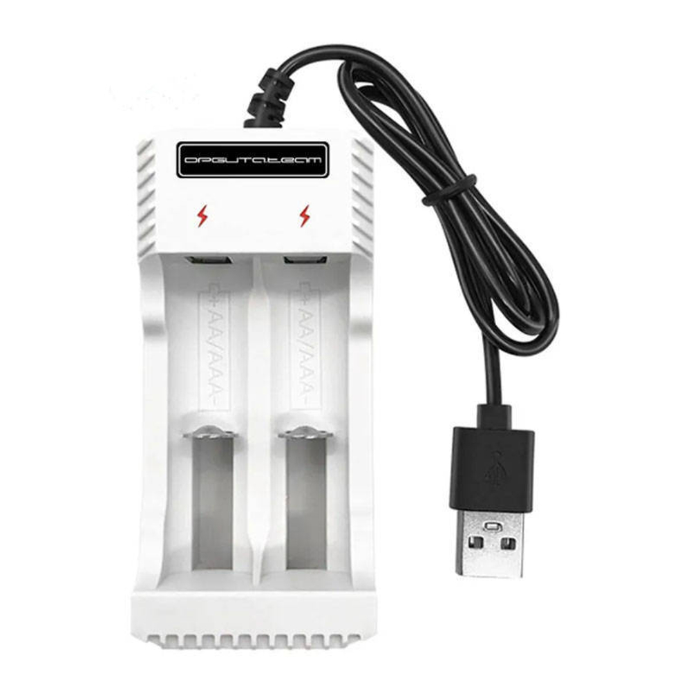 Зарядное от USB аккумуляторов 1.2В AA/AAA 2-слота Орбита OT-APZ20