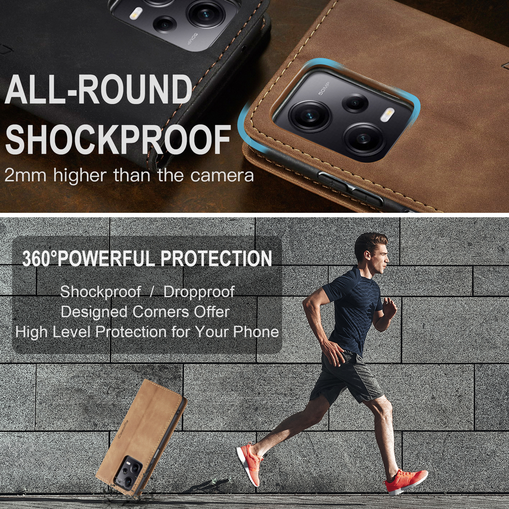 Чехол-книжка CaseMe Matte Xiaomi Redmi Note 12 Pro 5G