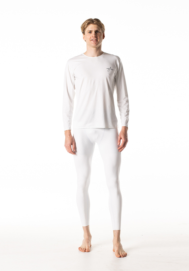 ЛОНГСЛИВ УТЕПЛЕННЫЙ МУЖСКОЙ WARM LONG SLEEVE TEE | WHITE