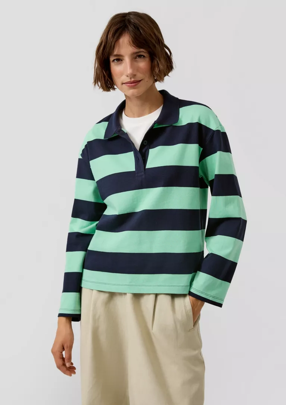 Джемпер-поло женская