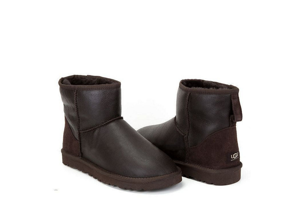 UGG Mens Classic Mini Metallic Chocolate
