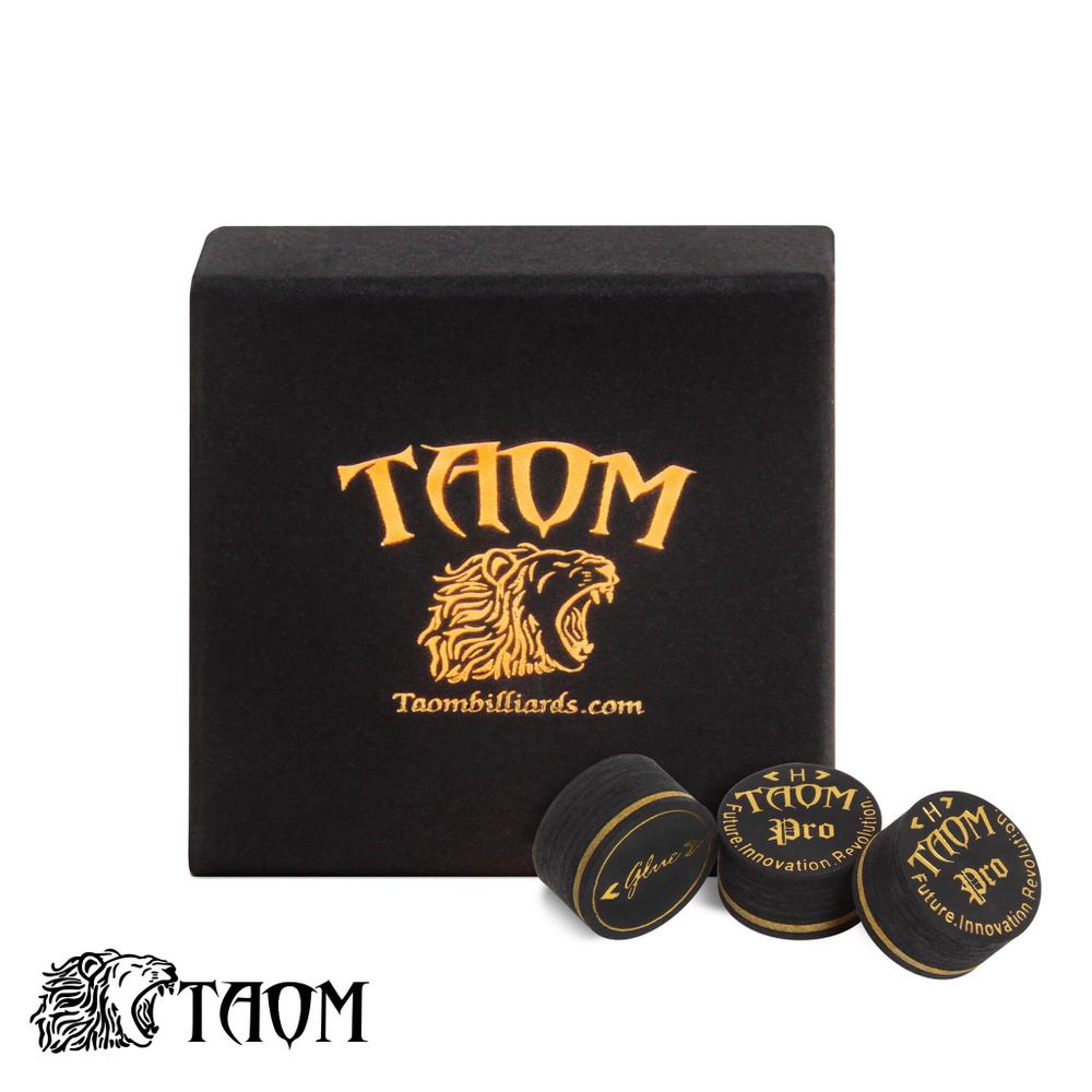 Наклейка для кия Taom Pro ø14мм Hard в индивидуальной упаковке 1шт.