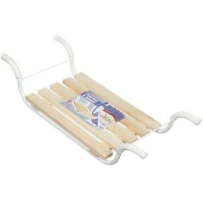 Сиденье на ванну 5-реечное, дерево, мет-л, 42х27 см, с обрезиненным креплением, Nika, СВ2