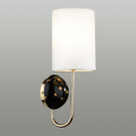 5424/1W MODERN ODL_EX24 000 золотой/черный/белый/металл/керамика/ткань Бра E14 1*40W POLLEN