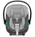 Коляска Cybex Coya Rosegold Frame Aton S2 i-Size Lava Grey Mirage Grey с дождевиком и бампером