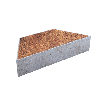 Тротуарная плитка ТРАПЕЦИЯ - Листопад гранит Осень