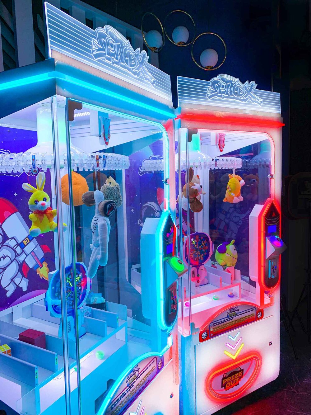 Призовой автомат прищепка «Space X»