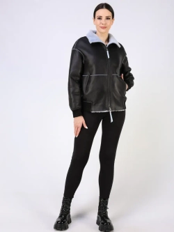 Дубленка зимняя двухсторонняя шуба укороченная