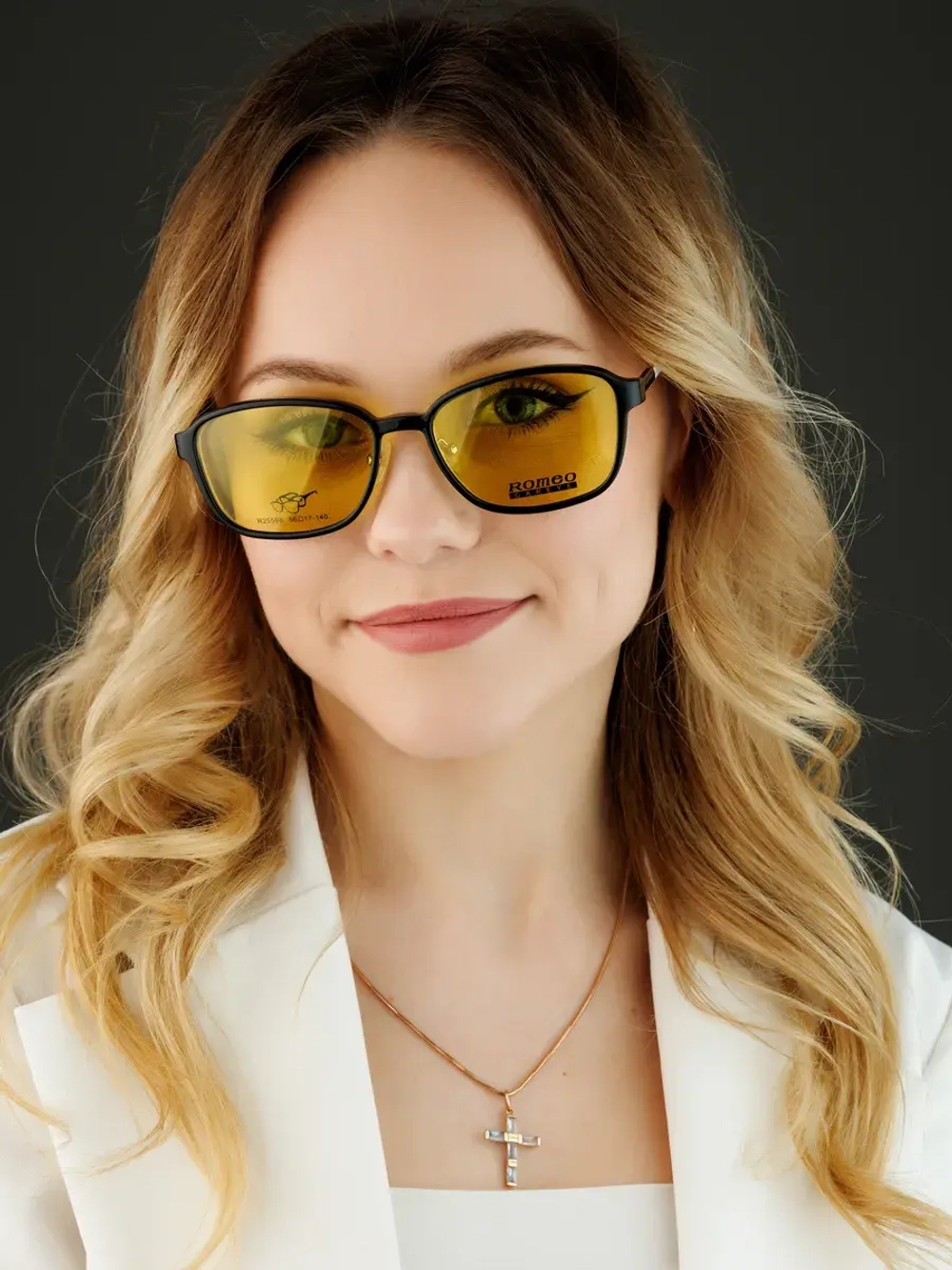 Модная оправа для очков с накладкой 4в1