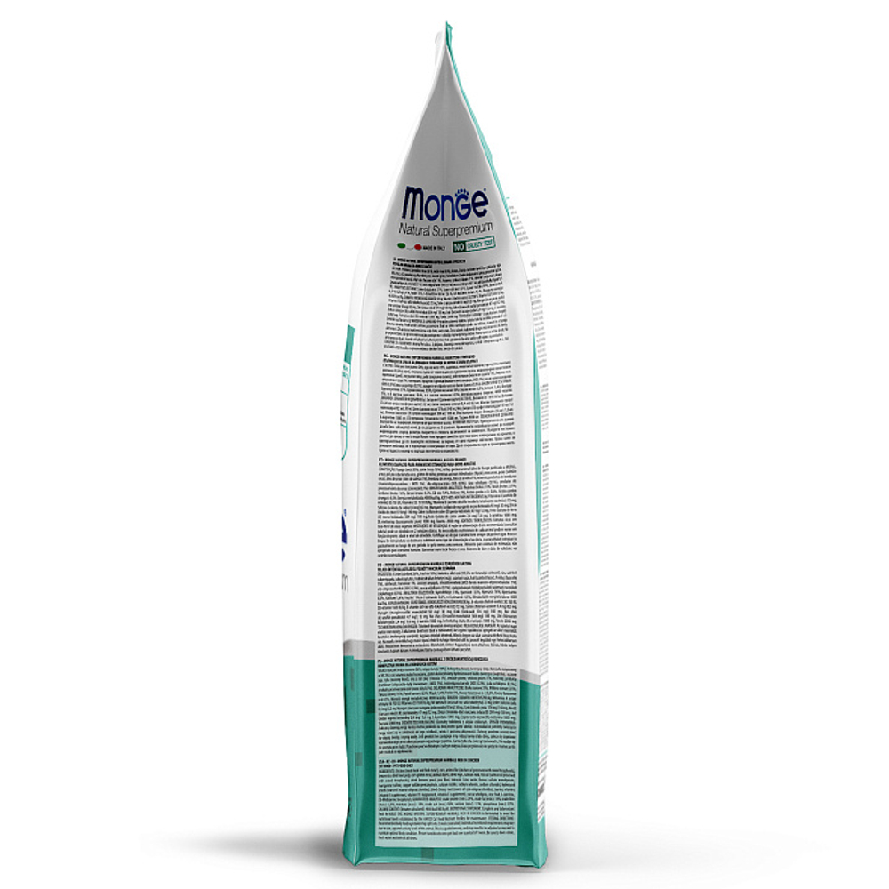 Сухой корм для кошек для выведения шерсти из курицы Monge Cat Daily Line Hairball 1,5кг