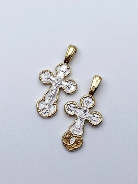 Крест из серебра/Позолота/Покров ПБ