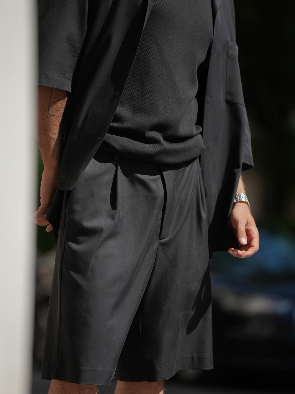 Шорты широкие | black