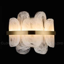 Бра Cloyd COLD W1 / выс. 28 см - латунь (арт.20419)