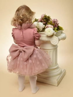 Юбка-пачка в горох