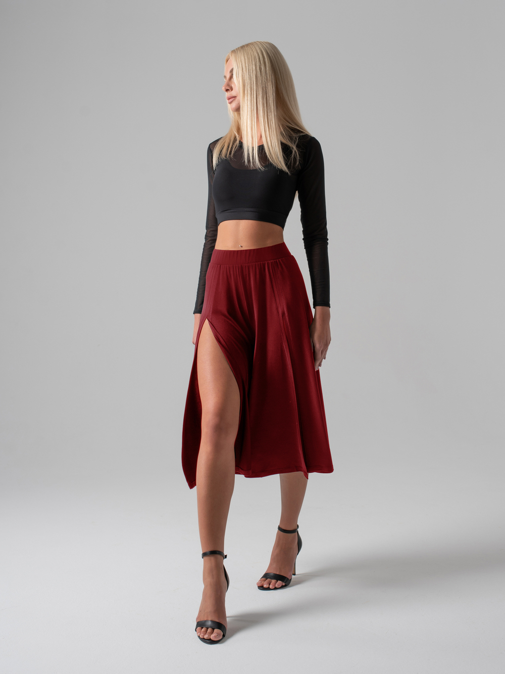 Mohiny Culottes, Dark Red