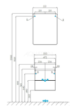 Зеркальный шкаф AQUATON Скай PRO 55 1A238402SY010