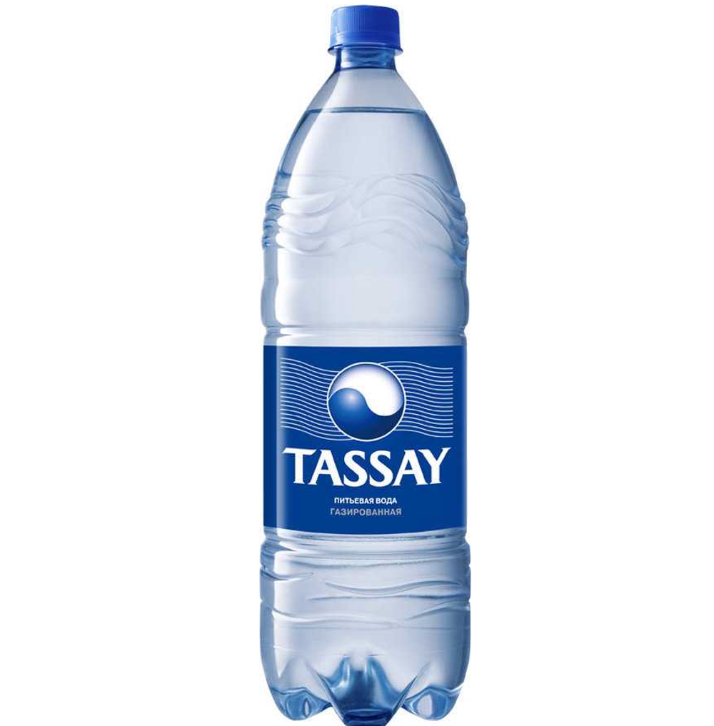 Вода Tassay газированная, PET 1 л.