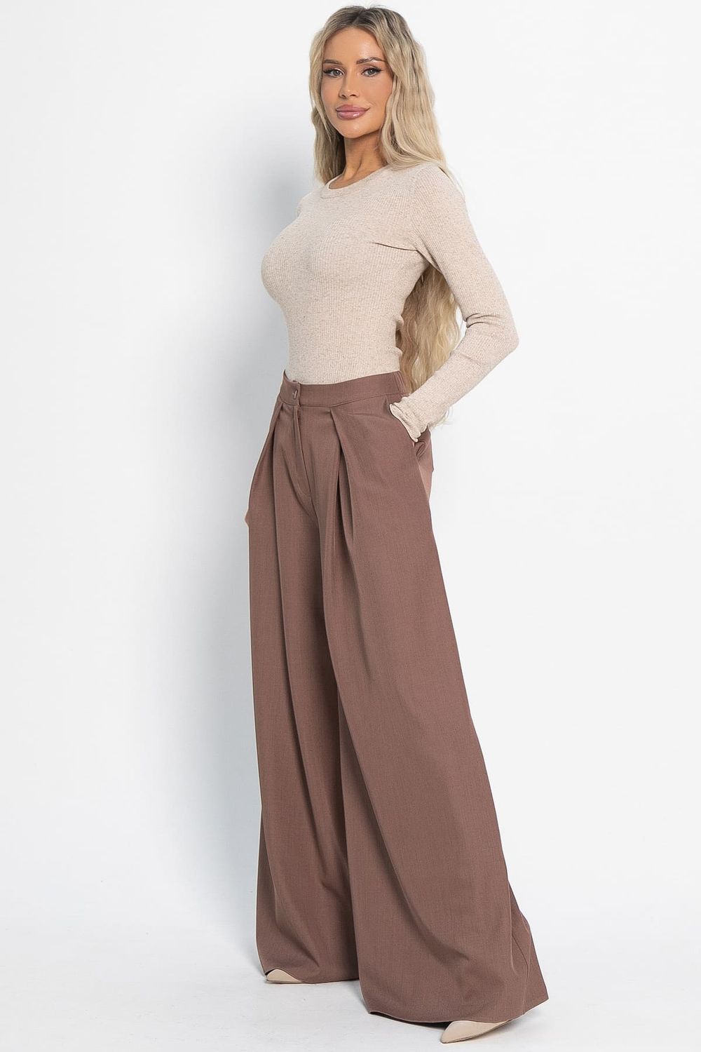 Брюки Безусловный приоритет (молочный шоколад) Б15036-5М LT Collection