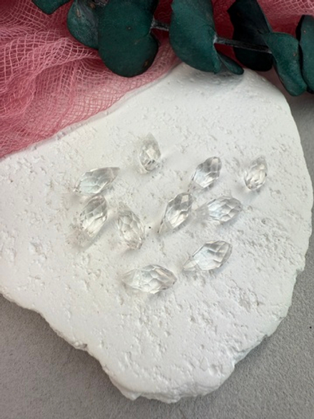 Бриолеты кристалл, 10 штук, 12*6 мм