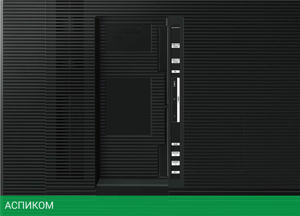 Информационная панель Samsung QB75B черный (LH75QBBEBGCXCI)